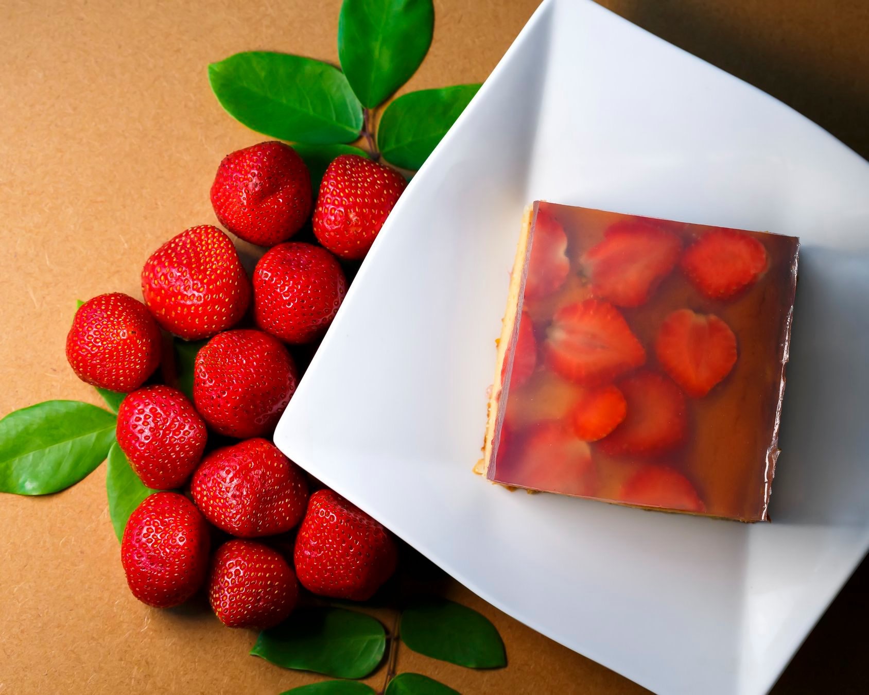 Strawberry Jelly Pudding